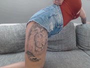 Striptease in geiler Jenas hotpant 5/16