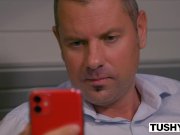 TUSHY Stunning Sofi goes ass to mouth with sister's hubbie 2/16