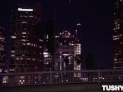 TUSHYRAW Hot Blonde loves getting her asshole stretched 1/16