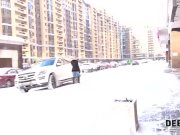 DEBT4k. Tight pink vagina gets fucked because Darina got debts 1/16