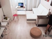 TUTOR4K. Young man pulled pants down baring erect cock for private teacher 5/16