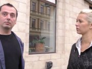 HUNT4K. Hunter catches the right moment to seduce teen blonde 1/16