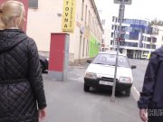 HUNT4K. Hunter catches the right moment to seduce teen blonde 4/16