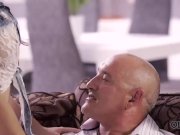 OLD4K. Wonderful old and young action in the expensive house 3/16