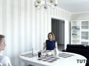 TUTOR4K. Man comes to tutor to fight but decides to better be carnal 4/16