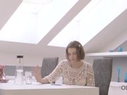 OLD4K. Amazing sex with teen chick helps old guy feel younger again 1/16