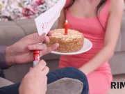 RIM4K. Teen petite lady gladly licks anus of her handsome lover 2/16