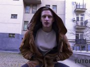 TUTOR4K. Man cheats on girlfriend with friends stepmother before his eyes 1/16