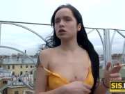 SIS. PORN. Brazen babe smokes cigarette and penis of stepbrother 2/16