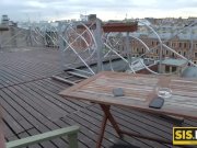 SIS. PORN. Brazen babe smokes cigarette and penis of stepbrother 7/16