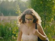 OLD4K. Tight twat of brilliant redhead is penetrated by senior 1/16