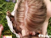 Cutie licks icecream and his rock-solid pecker 8/16