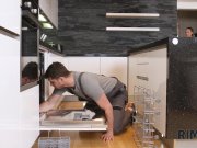 RIM4K. Surprised repairman receives amazing rimjob from hot client 2/16