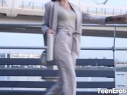 Exquisite Teen Kris The Foxx Takes Cum in Her Pretty Mouth 2/16