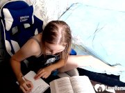 Gamer girl spreads her legs for a solo 8/16