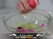 Bathroom Piss Fun For Horny Babe Barbara 10/16