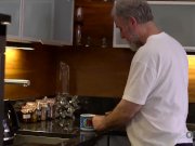 OLD4K. Tender sex is the way blonde and old husband begin their day 1/16