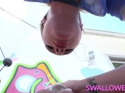 SWALLOWED Heavenly head from charming teen Dixie Lynn 14/16