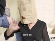 TUTOR4K. Young man doesnt want to study but drill this beautiful teacher 7/16