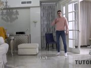 TUTOR4K. Man asked professor for sex and finally got it in stepsons 3/16