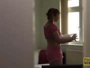 PASCALSSUBSLUTS - Petite Cherry English Analled and Fed Cum 6/16