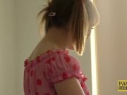 PASCALSSUBSLUTS - Petite Cherry English Analled and Fed Cum 7/16