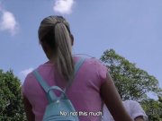 HUNT4K. Weak bf is watching how his lassie rides phallus 4/16