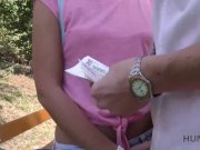 HUNT4K. Weak bf is watching how his lassie rides phallus 6/16