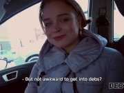 DEBT4k. Pretty bartender gets paid well for sex with rich stranger 4/16