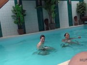 HUNT4K. Pretty lassie worships dick to get allowed to stay at spa zone 1/16