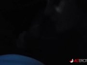 Inked up Mallory Maneater sucks cock in the car 16/16