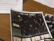 British army femdoms commanding sub to jerk 6/16