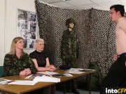 British army femdoms commanding sub to jerk 7/16