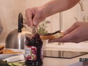 RIM4K. Sex in the kitchen shows how much the girl loves her husband 2/16