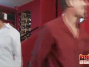 Hot Oral Sex Gangbang At The Pub 1/16