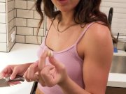 Teen Cook Babe KYLIE ROCKET Flogs Your Sausage 2/16