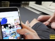 SIS. PORN. Colleen is very shy so stepbrother wants to make chick feel 1/16