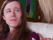 PORNSTARPLATINUM Blonde Erica Lauren Jerks Off Stepsons Cock 2/16