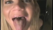 Xxx free blowjob video swallow - Big load for her to swallow