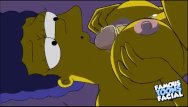 Famous sex picture - Simpsons cartoon sex: homer fucking marge