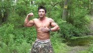 Muscle gay cock dick hot Muscle god stroking his dick