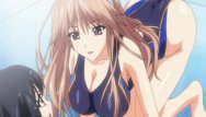 Cock my daughters swimsuit Hentai cutie in swimsuit gives tittyfuck