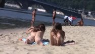 Young nudist sex video - Curvy young nudist lets the sun kiss her body