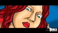 Hardcore cartoon pron - Pawg red haired milf uses her big ass for her black step son