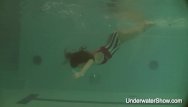 Erotic pool - Erotic underwater show of natalia