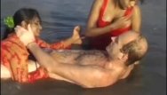 Pleasure bech Indian sex orgy on the beach