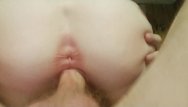 Arm thick cock - She cums hard on my thick uncut cock - teasing her pink asshole