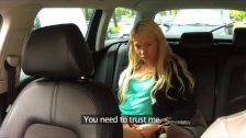 FakeTaxi - Blonde sucks cock to make flight