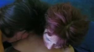Amateur FFM threesome with facial cumshot