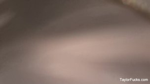 Busty brunette Taylor Vixen fingers herself